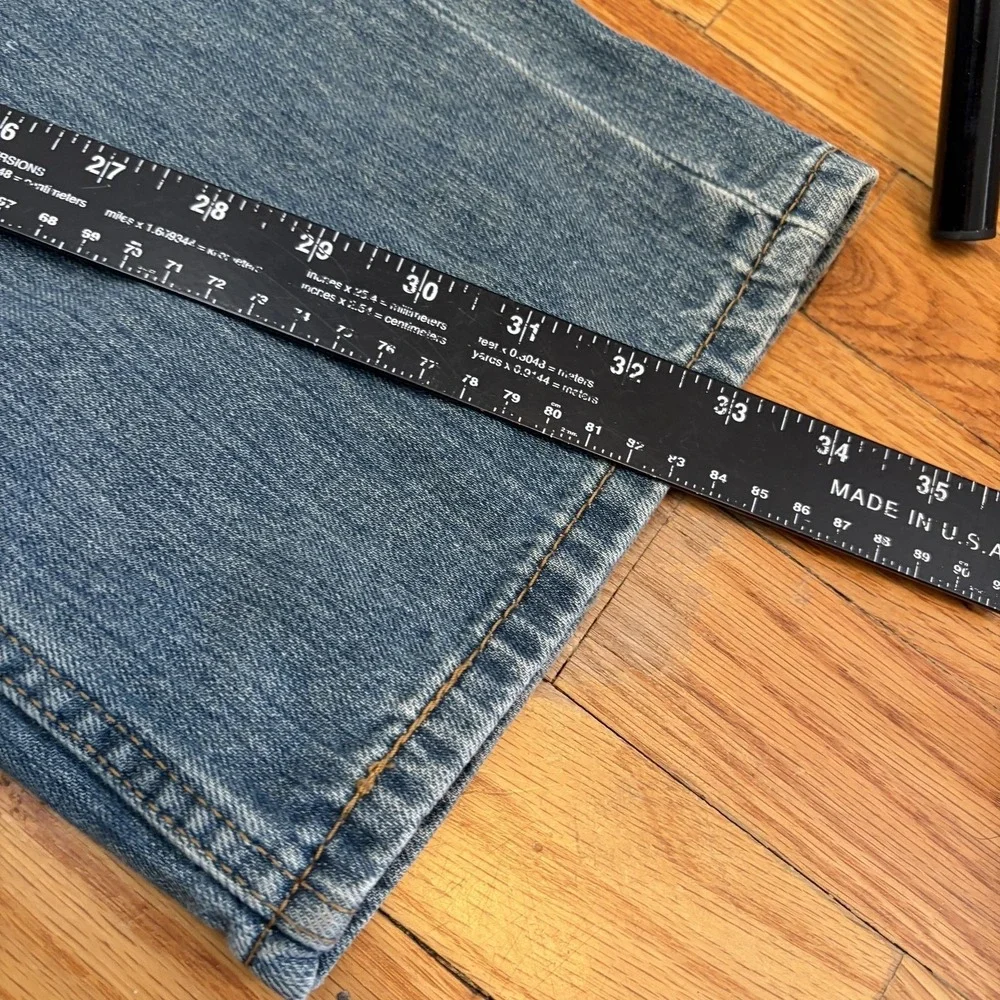 Levis 559‎ Jeans Mens 34x34 Blue Relaxed Straight Leg Denim Medium Wash Casual